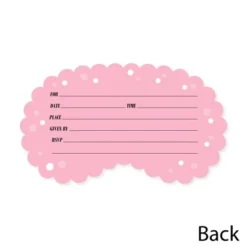 Big Dot Of Happiness Spa Day - Shaped Fill-In Invitations - Girls Makeup Party Invitation Cards With Envelopes - Set Of 12 7 Big Dot Of Happiness Spa Day - Shaped Fill-In Invitations - Girls Makeup Party Invitation Cards With Envelopes - Set Of 12 -Aurora Party Sales GUEST f96fc6c6 5122 4957 8bc3 2d23e219a127