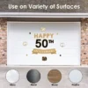 Big Dot Of Happiness We Still Do - 50th Wedding Anniversary - Peel And Stick Anniversary Party Decoration - Wall Decals Backdrop