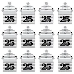 Big Dot Of Happiness We Still Do - 25th Wedding Anniversary - Treat Box Party Favors - Anniversary Party Goodie Gable Boxes - Set Of 12 8 Big Dot Of Happiness We Still Do - 25th Wedding Anniversary - Treat Box Party Favors - Anniversary Party Goodie Gable Boxes - Set Of 12 -Aurora Party Sales GUEST f9f1c0fc 4460 4ca4 8a66 2f8ce7f9f694