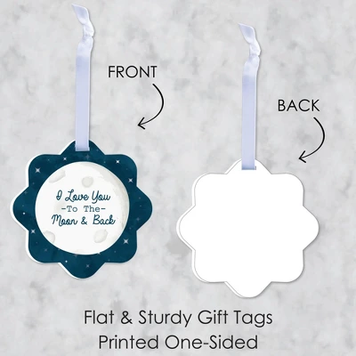 Big Dot Of Happiness Twinkle Twinkle Little Star - Assorted Hanging Baby Shower Or Birthday Party Favor Tags - Gift Tag Toppers - Set Of 12 4 Big Dot Of Happiness Twinkle Twinkle Little Star - Assorted Hanging Baby Shower Or Birthday Party Favor Tags - Gift Tag Toppers - Set Of 12 - Image 4