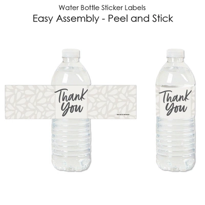 Big Dot Of Happiness Champagne Elegantly Simple - Guest Party Favors Water Bottle Sticker Labels - Set Of 20 1 Big Dot Of Happiness Champagne Elegantly Simple - Guest Party Favors Water Bottle Sticker Labels - Set Of 20