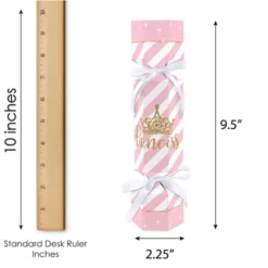 Big Dot Of Happiness Little Princess Crown - No Snap Pink And Gold Princess Baby Shower Or Birthday Party Table Favors - DIY Cracker Boxes - Set Of 12 -Aurora Party Sales GUEST fae46c23 9070 4547 bc36 a2a2530b85c9