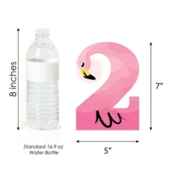 Big Dot Of Happiness 2nd Birthday Pink Flamingo - Two Shaped Decorations DIY Tropical Second Birthday Party Essentials - Set Of 20 -Aurora Party Sales GUEST fbcce967 1b5e 4d49 b3f3 8997fd7fda62