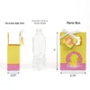 Big Dot Of Happiness Pink Ducky Duck - Girl Baby Shower Or Birthday Party Favor Boxes - Set Of 12