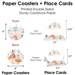 Big Dot Of Happiness Let’s Be Fairies - Fairy Garden Birthday Party Paper Charger And Table Decorations - Chargerific Kit - Place Setting For 8 -Aurora Party Sales GUEST fcb27e23 3871 4eb4 96d9 4a95bd4b3db2