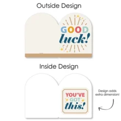 Big Dot Of Happiness Good Luck - Encouragement Giant Greeting Card - Big Shaped Jumborific Card - 16.5 X 22 Inches -Aurora Party Sales GUEST fce14a5b 1614 4eea 9c2e f3937ba8e904