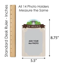 Big Dot Of Happiness Woodland Creatures - DIY Baby Shower Decor - Weekly Pregnancy Picture Display - Photo Banner -Aurora Party Sales GUEST fcffb710 15e2 4255 851d baaa240bd026