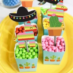 Big Dot Of Happiness Let's Fiesta - Paper Straw Decor - Fiesta Party Striped Decorative Straws - Set Of 24 -Aurora Party Sales GUEST fd021c32 f9db 45cb b8d3 9615c5dbaf7f