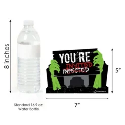 Big Dot Of Happiness Zombie Zone - Shaped Fill-in Invitations - Halloween Or Birthday Zombie Crawl Party Invitation Cards With Envelopes - Set Of 12 -Aurora Party Sales GUEST fd2ef52b cbc3 4940 878b 17a49fd50a81