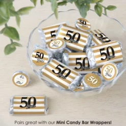 Big Dot Of Happiness We Still Do - 50th Wedding Anniversary - Anniversary Party Small Round Candy Stickers - Party Favor Labels - 324 Count -Aurora Party Sales GUEST fdee97b9 8015 40f9 acca c19d8d5f5b9a