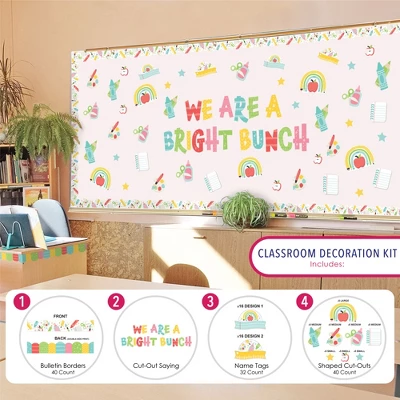 Big Dot Of Happiness Cute And Colorful School School Bulletin Board Set Classroom Decoration Kit 1 Big Dot Of Happiness Cute And Colorful School School Bulletin Board Set Classroom Decoration Kit