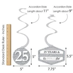 Big Dot Of Happiness We Still Do - 25th Wedding Anniversary - Anniversary Party Hanging Decor - Party Decoration Swirls - Set Of 40 10 Big Dot Of Happiness We Still Do - 25th Wedding Anniversary - Anniversary Party Hanging Decor - Party Decoration Swirls - Set Of 40 -Aurora Party Sales GUEST fe7e9164 7504 4d9b afd7 5c91b5838bad