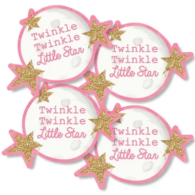Big Dot Of Happiness Pink Twinkle Twinkle Little Star - Moon And Star Decorations DIY Baby Shower Or Birthday Party Essentials - Set Of 20 1 Big Dot Of Happiness Pink Twinkle Twinkle Little Star - Moon And Star Decorations DIY Baby Shower Or Birthday Party Essentials - Set Of 20