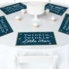 Big Dot Of Happiness Twinkle Twinkle Little Star - Party Table Decorations - Baby Shower Or Birthday Party Placemats - Set Of 16