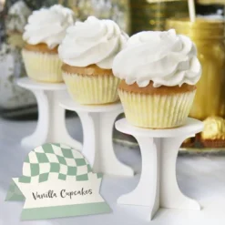 Big Dot Of Happiness Sage Green Checkered Party - Tent Buffet Card - Table Setting Name Place Cards - Set Of 24 -Aurora Party Sales GUEST ff50d27d 9e3c 46bd b97c c666067f9975