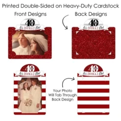 Big Dot Of Happiness We Still Do - 40th Wedding Anniversary - Anniversary Party Picture Centerpiece Sticks - Photo Table Toppers - 15 Pieces -Aurora Party Sales GUEST ff94ed55 84f3 4b45 aa28 e91daf1b9480