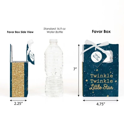 Big Dot Of Happiness Twinkle Twinkle Little Star - Baby Shower Or Birthday Party Favor Boxes - Set Of 12 1 Big Dot Of Happiness Twinkle Twinkle Little Star - Baby Shower Or Birthday Party Favor Boxes - Set Of 12